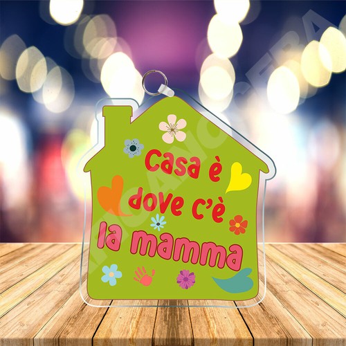 Portachiavi forma casa - forma,