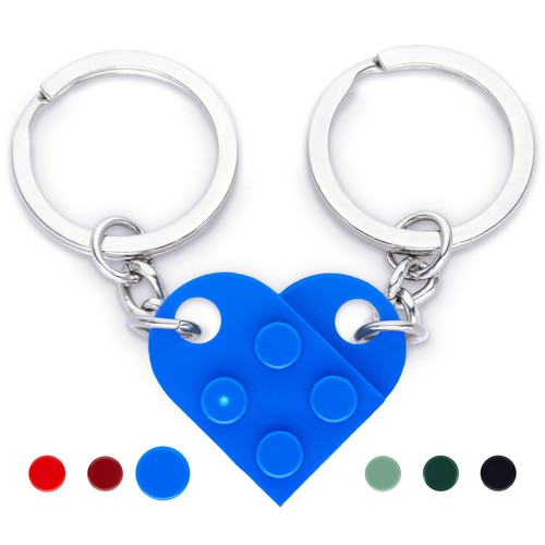 Portachiavi coppia cuore per - portachiavi,