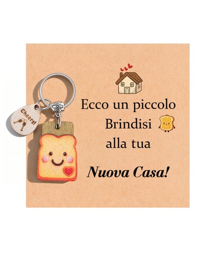 Portachiavi casa nuova - casa, a
