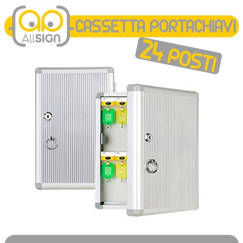 Cassetta portachiavi ganci - portachiavi, 24