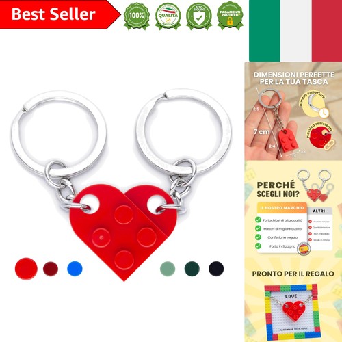 Portachiavi coppia cuore - coppia, per