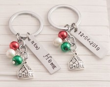 coppia di portachiavi famiglia