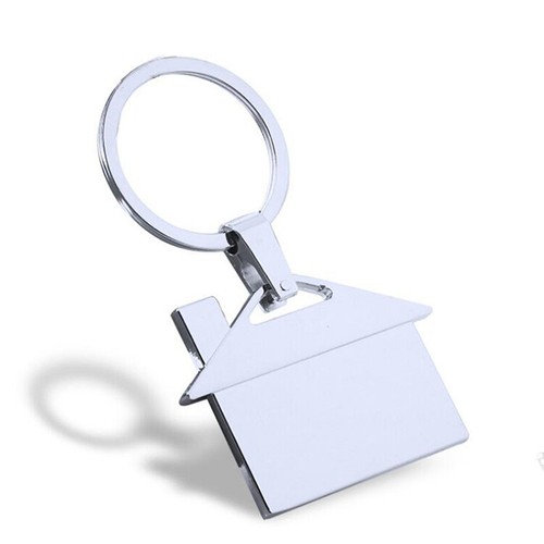Silver chrome keyring - chrome,