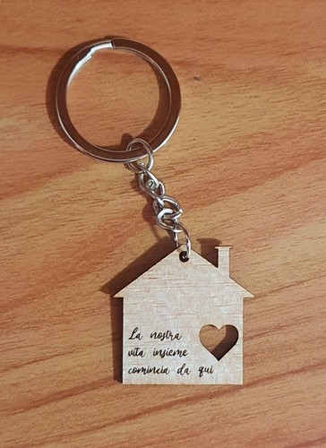 Portachiavi casa nuova - nuova, 2
