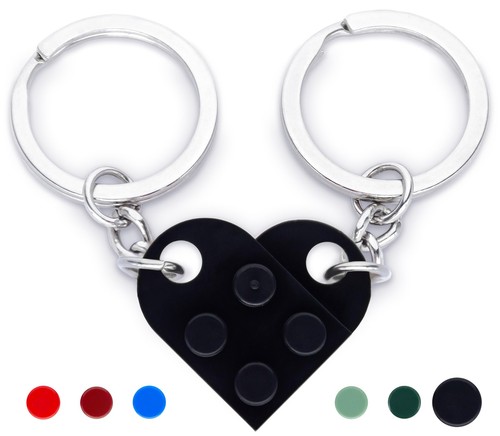 Portachiavi coppia cuore - coppia, per