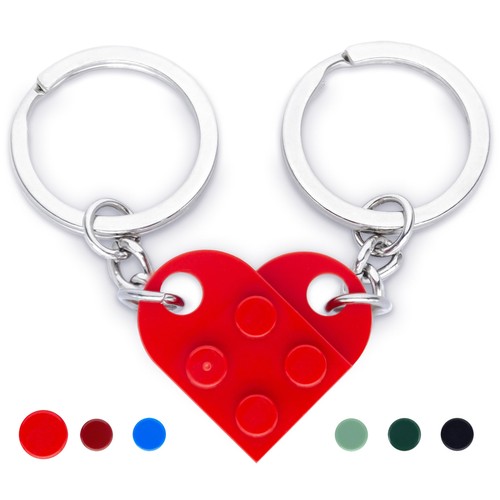 Portachiavi coppia cuore - portachiavi, per